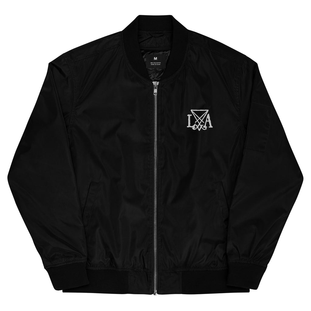 Sigil of Baphomet Premium recycled bomber jacket