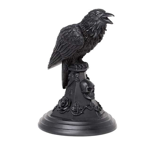 Poe's Raven of Death Candle Stick - The Luciferian Apotheca 