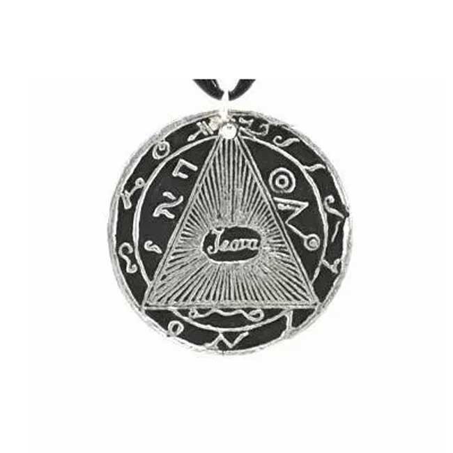 Help Read Thoughts Amulet Pewter Pendant with Chain - The Luciferian Apotheca 