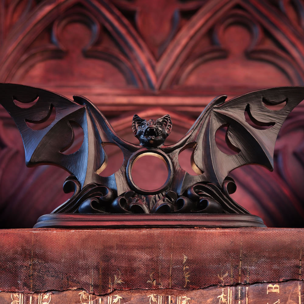 Lucifer Tea Spit Lunaeca Vampire Bat Tea Light Candle Holder – The Luciferian Apotheca