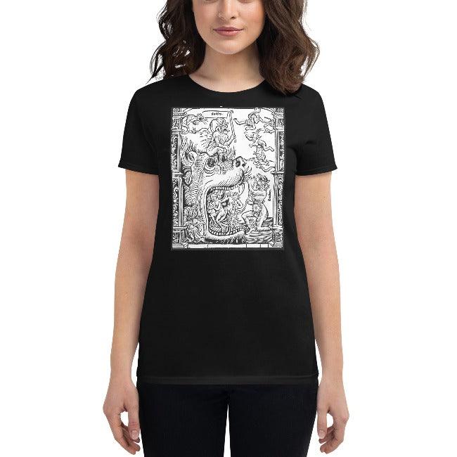 Lucifer and Satan at the Gates of Hell Women's short sleeve t-shirt