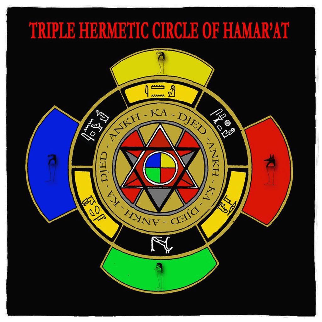Triple Hermetic Circle of Hamar'at Egyptian Magick