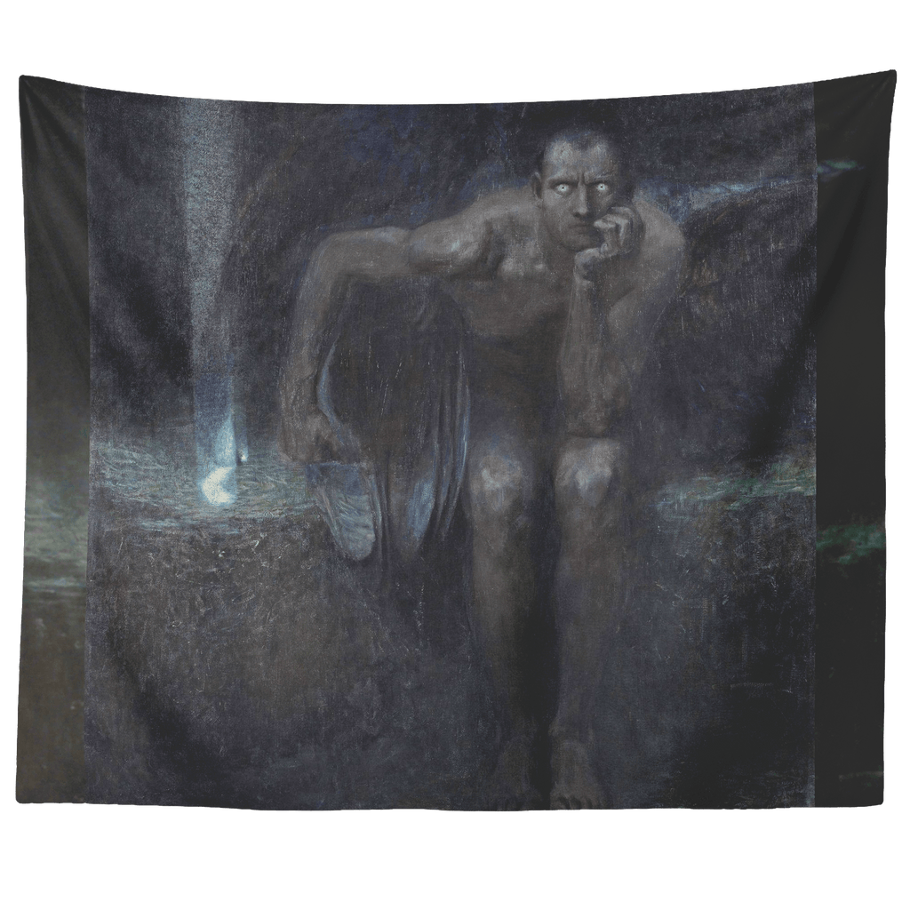 Lucifer the Fallen Angel Tapestry