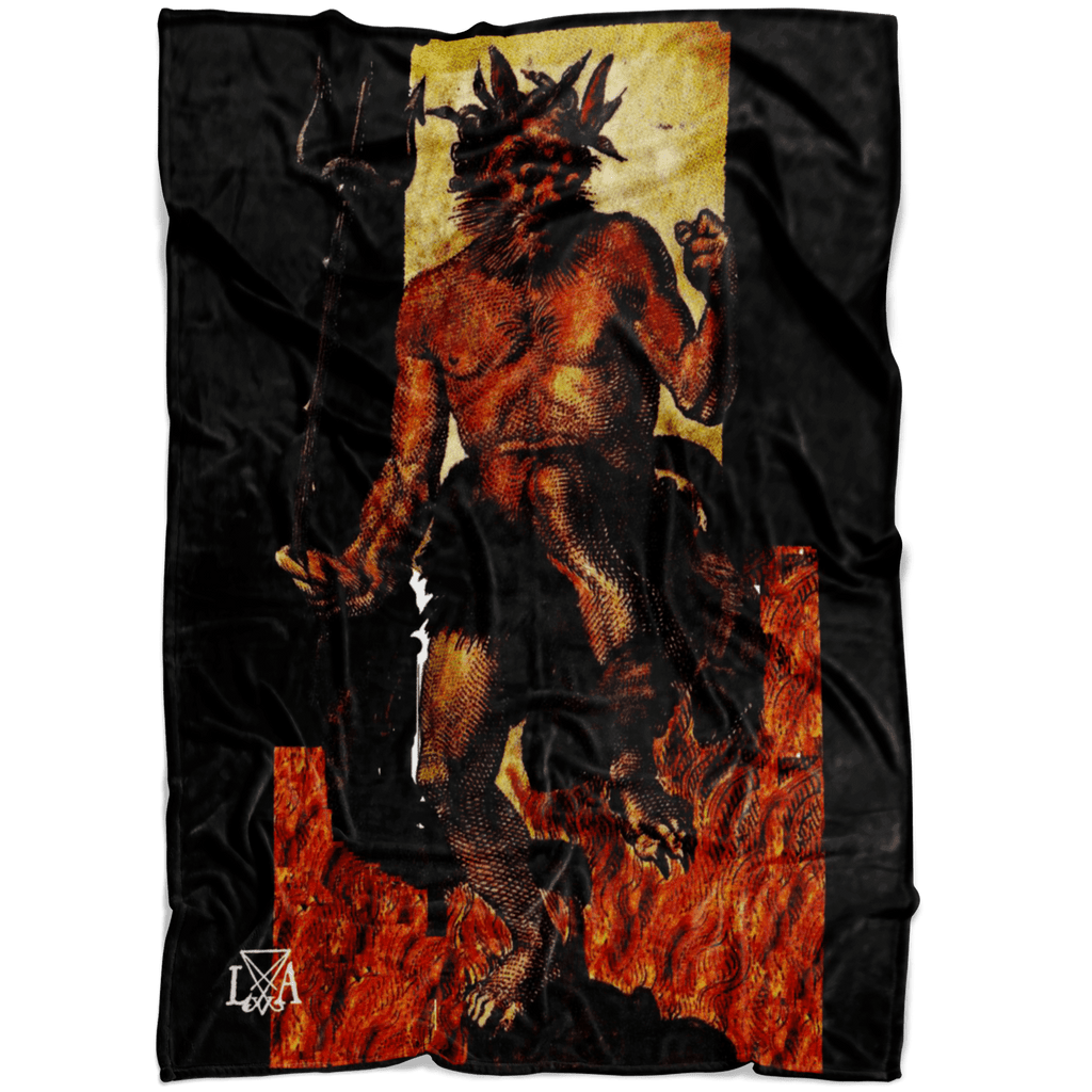 Satan Devil Demons Fleece Blanket