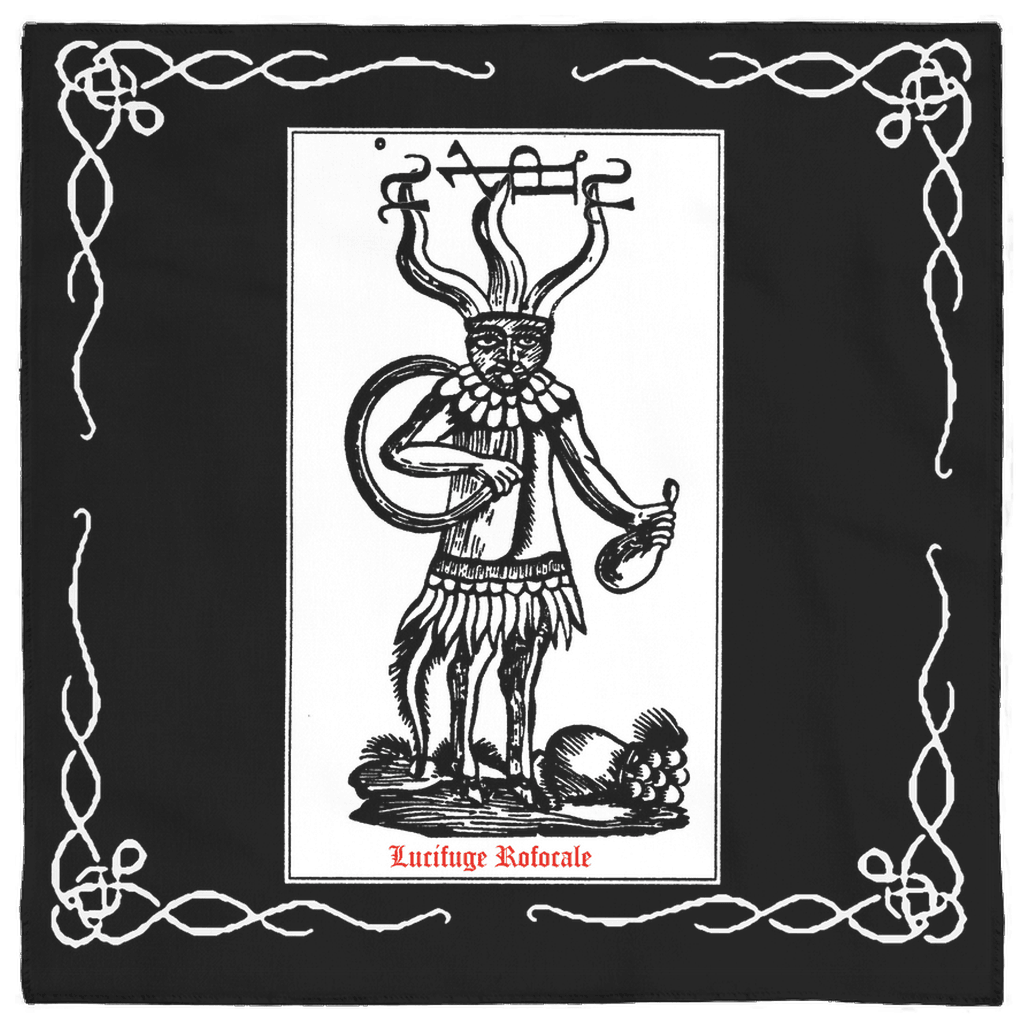 Demon Altar Cloth - Lucifuge Rofocale Grand Grimoire - The Luciferian Apotheca 