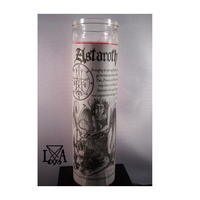 Astaroth Divination: Inspire Divination, Dreams Glass Spell Candle - The Luciferian Apotheca 
