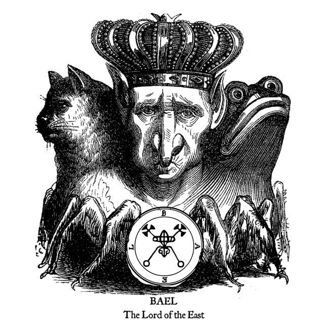 Bael Infernal King of the East Goetia 8 X 11  Grimoire poster with sleeve - The Luciferian Apotheca 