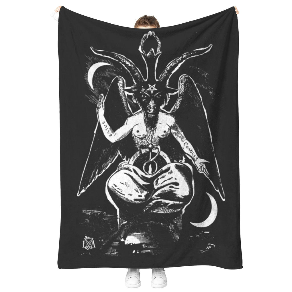 Baphomet Nightside Blanket - The Luciferian Apotheca 