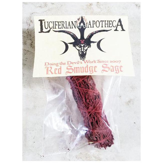 3-4" Dragons Blood & White Sage Smudge Stick - The Luciferian Apotheca 