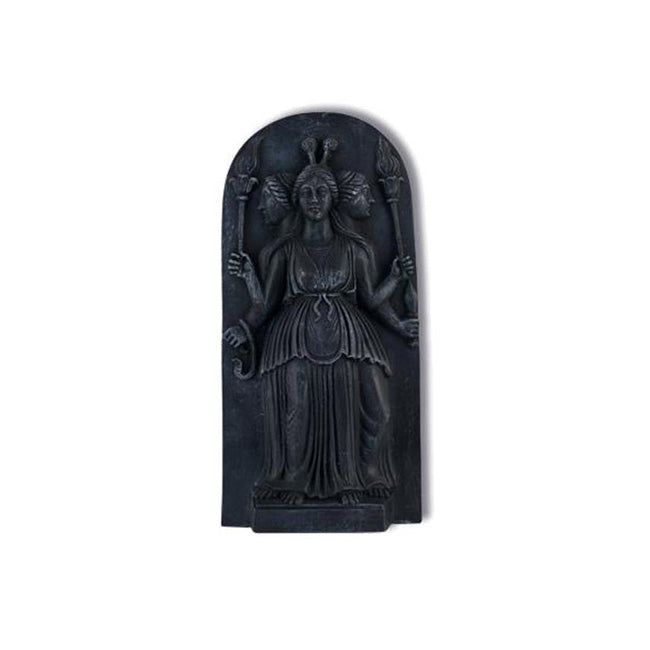 Hecate Goddess of Night & Witchcraft Statue & Plaque - The Luciferian Apotheca 
