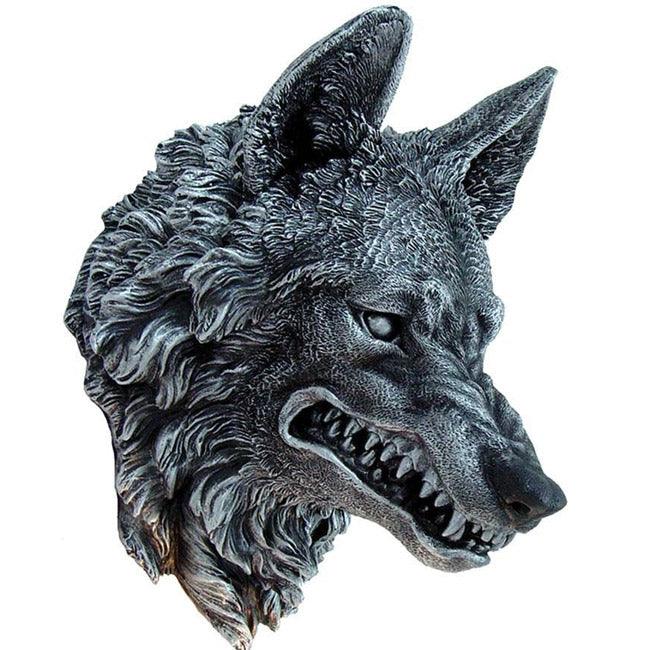 Lord of the Forest Wolf Wall Plaque - The Luciferian Apotheca 