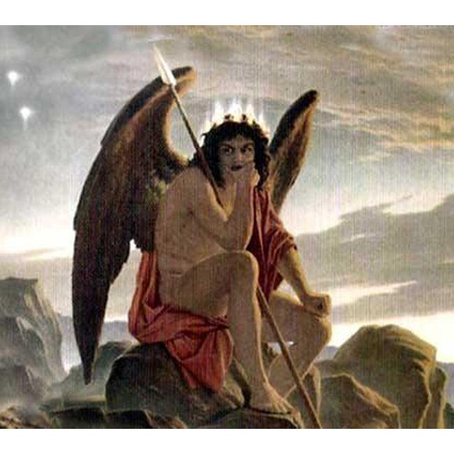 Lucifer (Satan), the illuminated Fallen Angel Poster 11 X 17" - The Luciferian Apotheca 