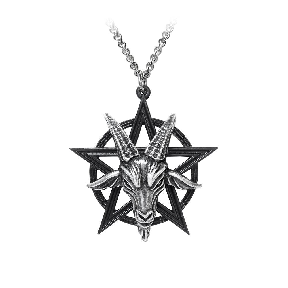 Baphomet Blazing Pentagram Pendant