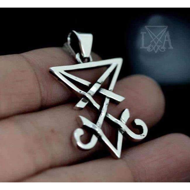 Sigil of Lucifer Sterling Silver .925 Pendant - The Luciferian Apotheca 