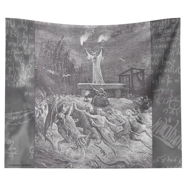 Infernal Witches Sabbat Tapestry - The Luciferian Apotheca 