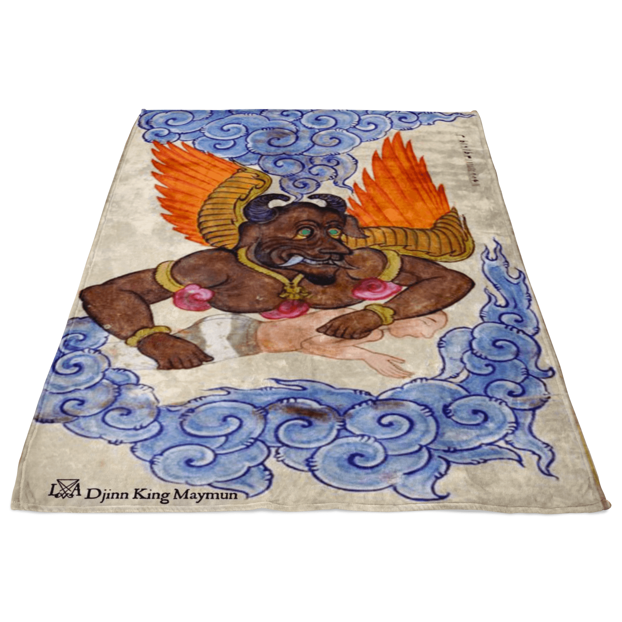 Jinn King Maymun (Amaymon) Fleece Blanket – The Luciferian Apotheca