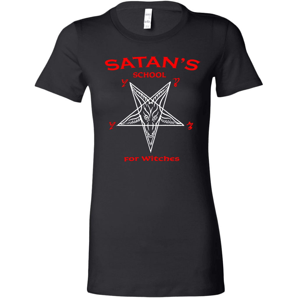 Satan's School for Witches Women's T-Shirt - The Luciferian Apotheca 