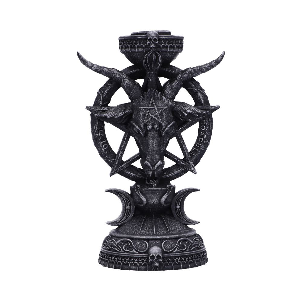Light of Baphomet Candle Holder 15.5cm - The Luciferian Apotheca 
