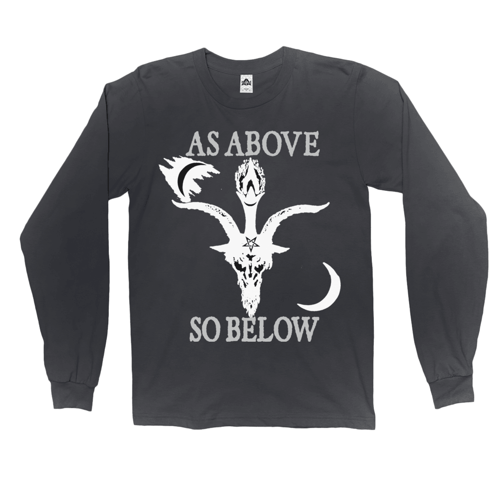 As Above So Below Long Sleeve Shirt - The Luciferian Apotheca 