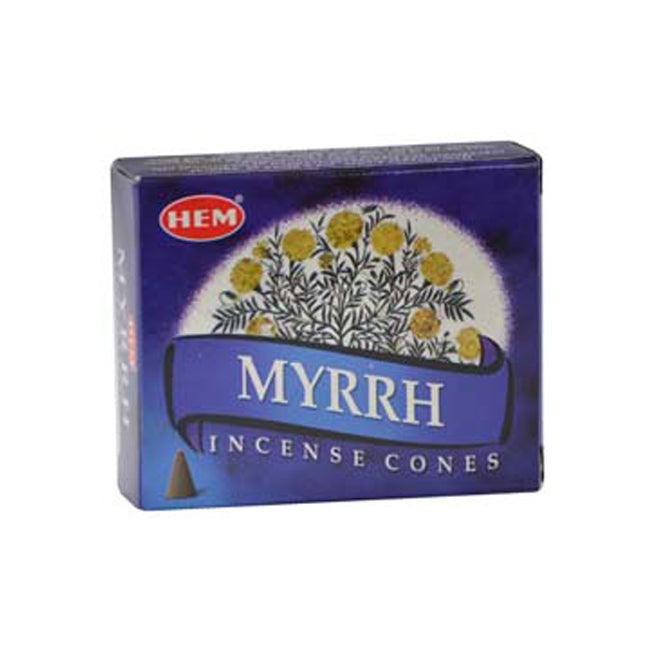 Myrrh HEM cone 10 pack - The Luciferian Apotheca 