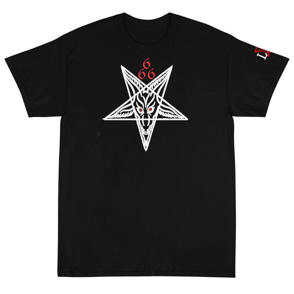 Satanic Spirit 666 Short sleeve t-shirt - The Luciferian Apotheca 