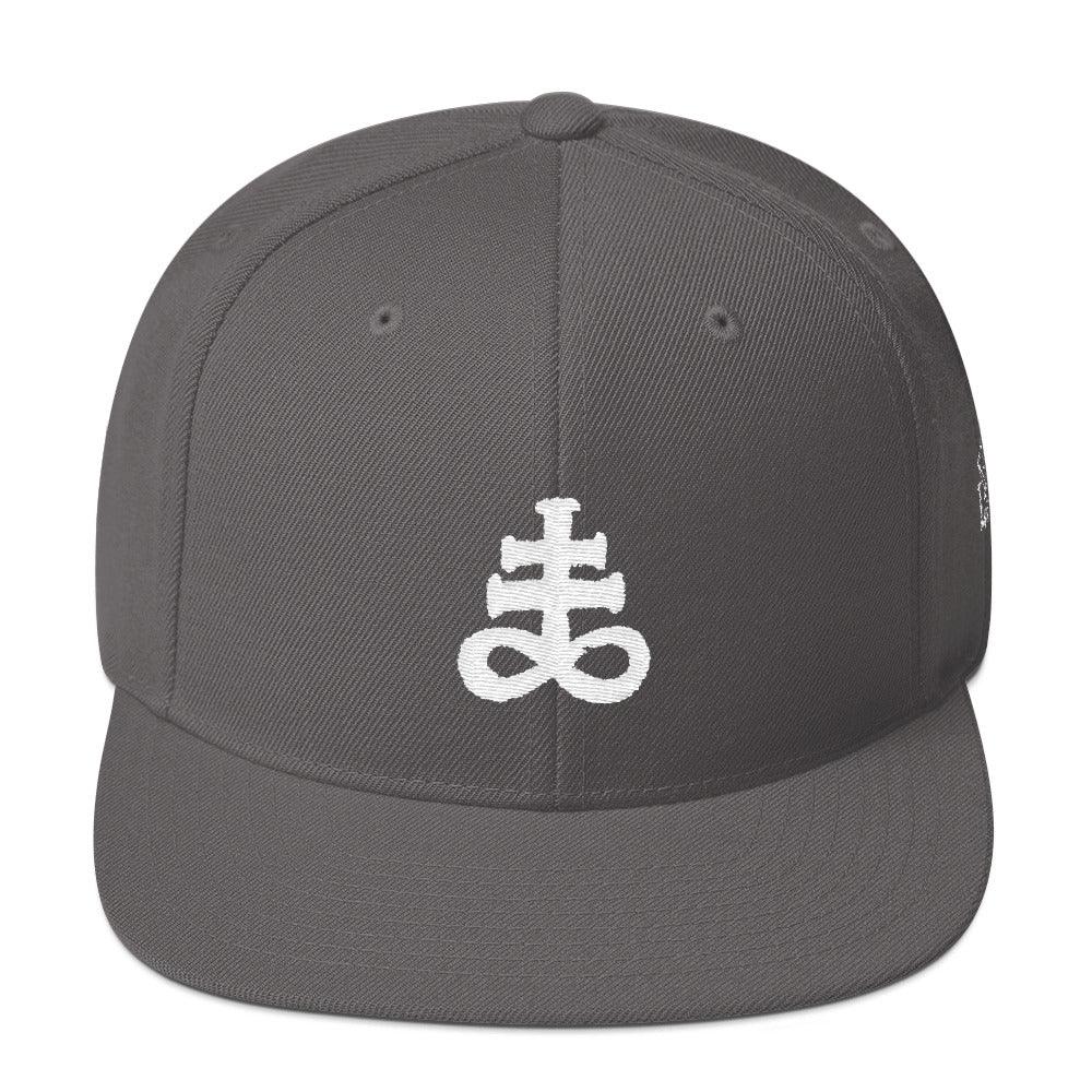 Sulfur Cross of Leviathan Snapback Hat – The Luciferian Apotheca