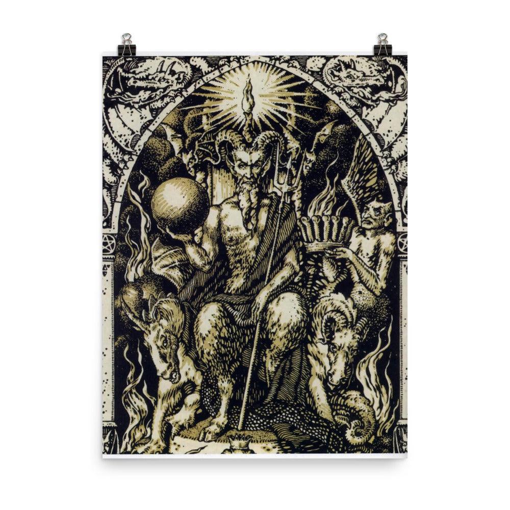 Devil of the Sabbat Poster - The Luciferian Apotheca 