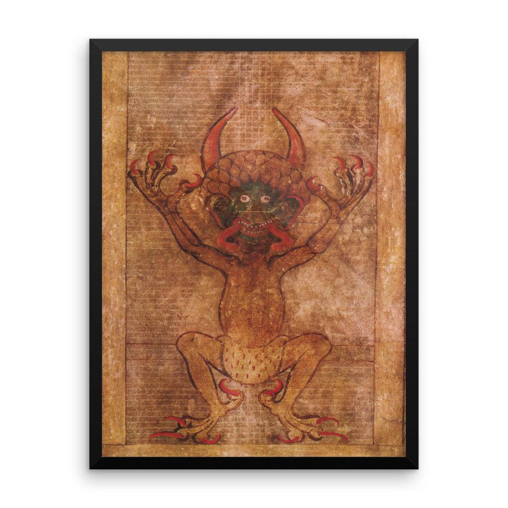 devil illustration medieval