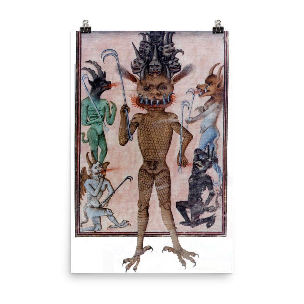 Beelzebub Devil Photo paper poster - The Luciferian Apotheca 