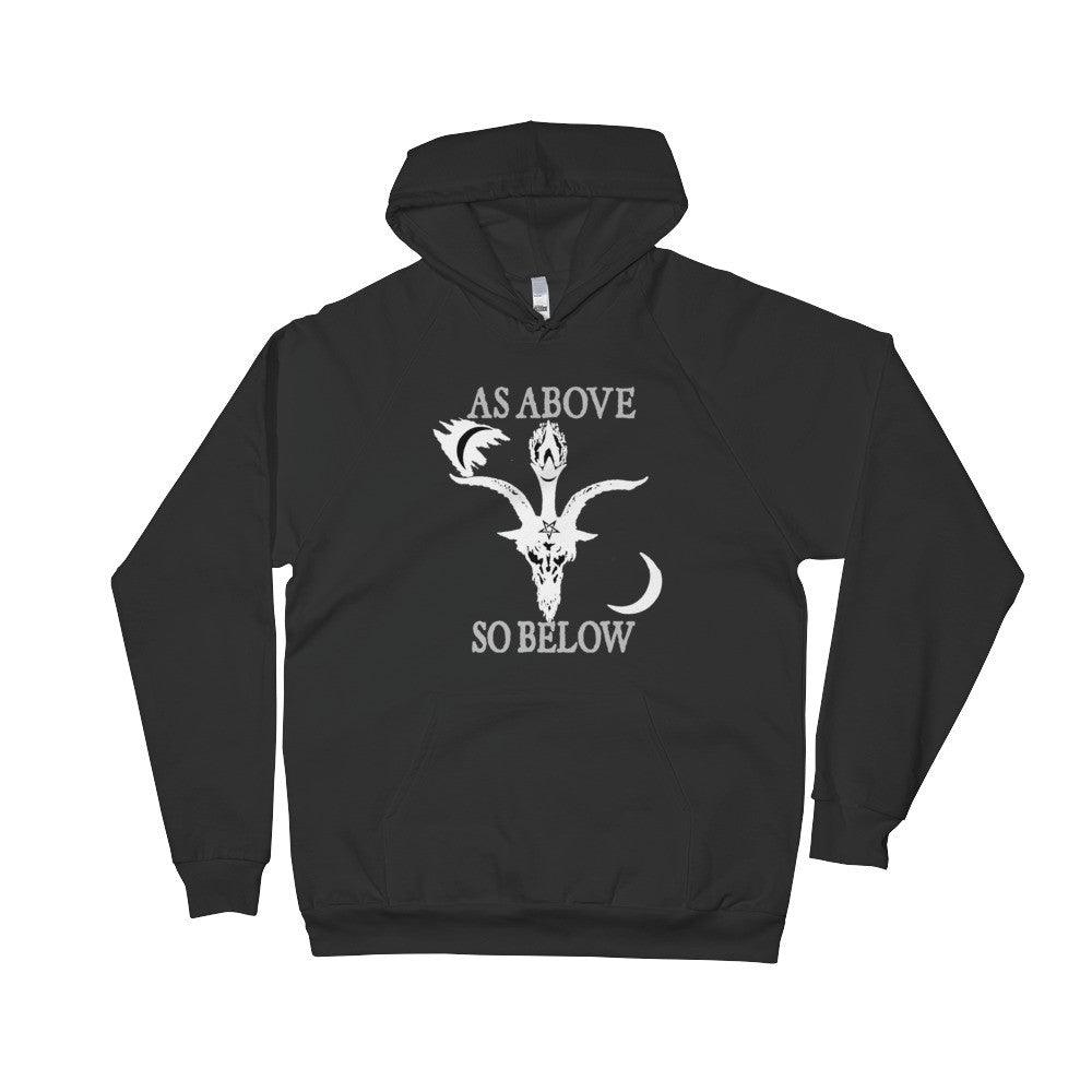 As Above So Below Hoodie - The Luciferian Apotheca 