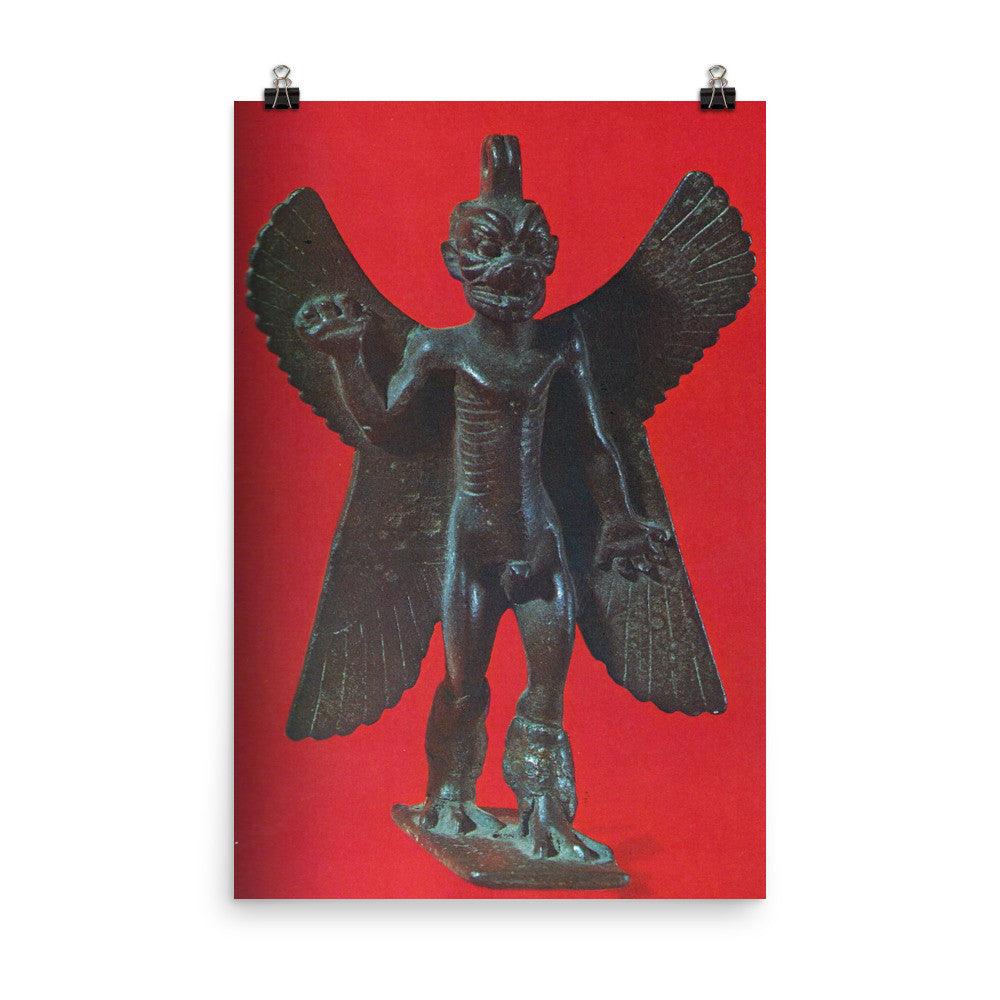 Pazuzu Babylonian Wind Demon Poster - The Luciferian Apotheca 