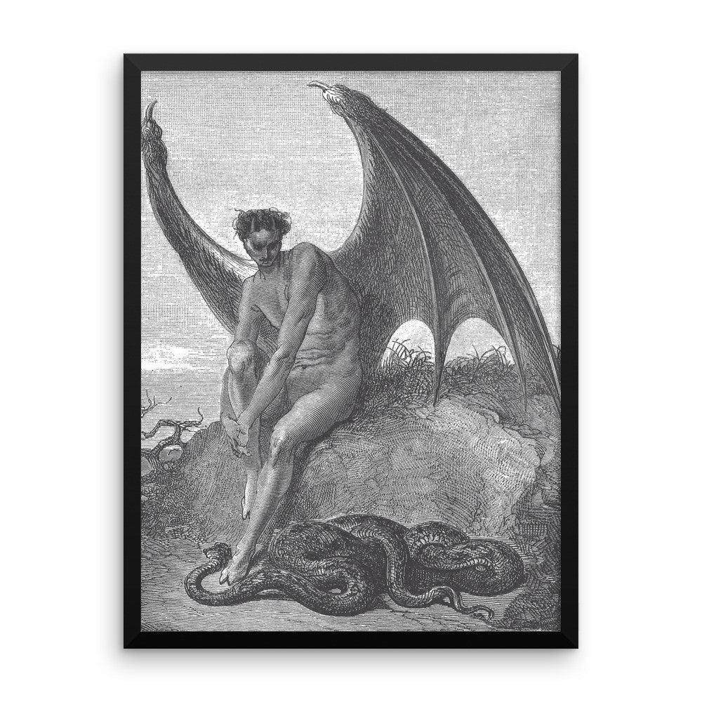 Paradise Lost: Satan is conquered by Doré