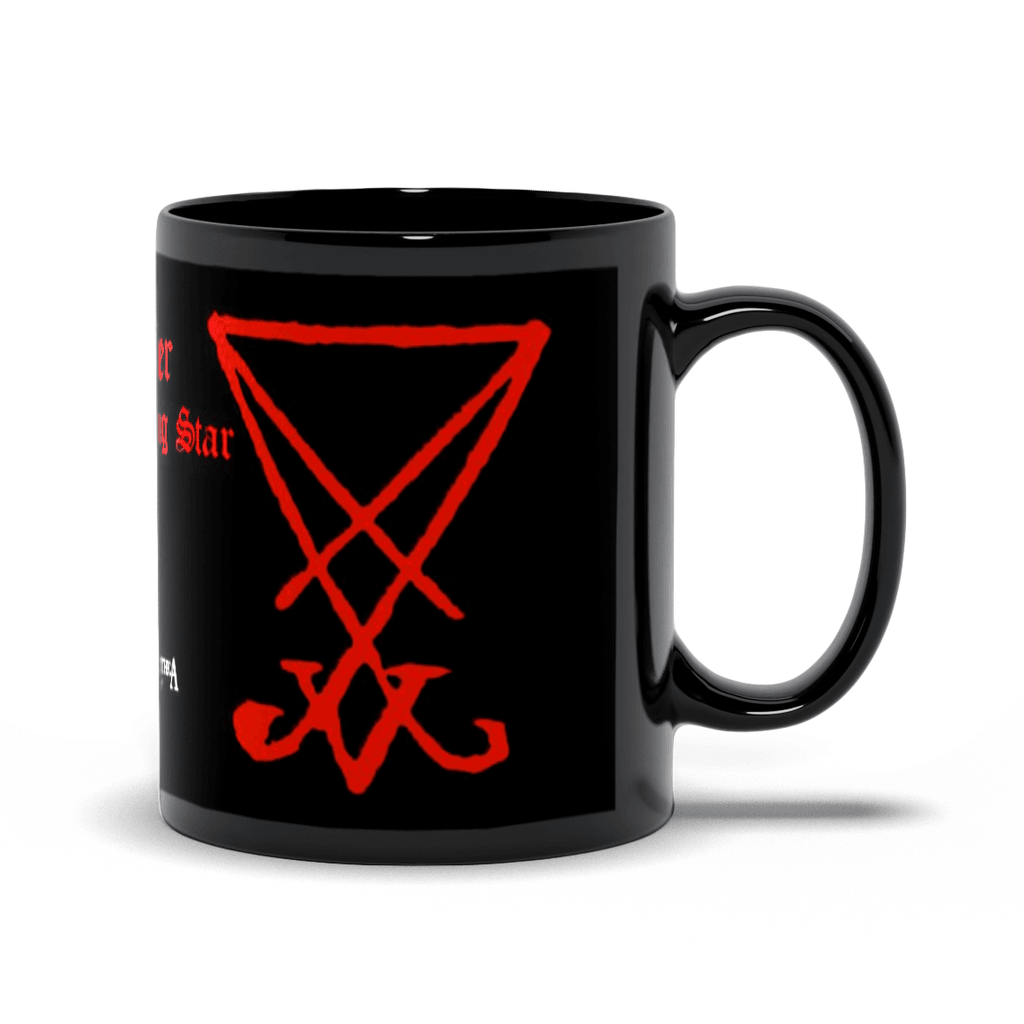 Sigil of Lucifer Black Mugs - The Luciferian Apotheca 