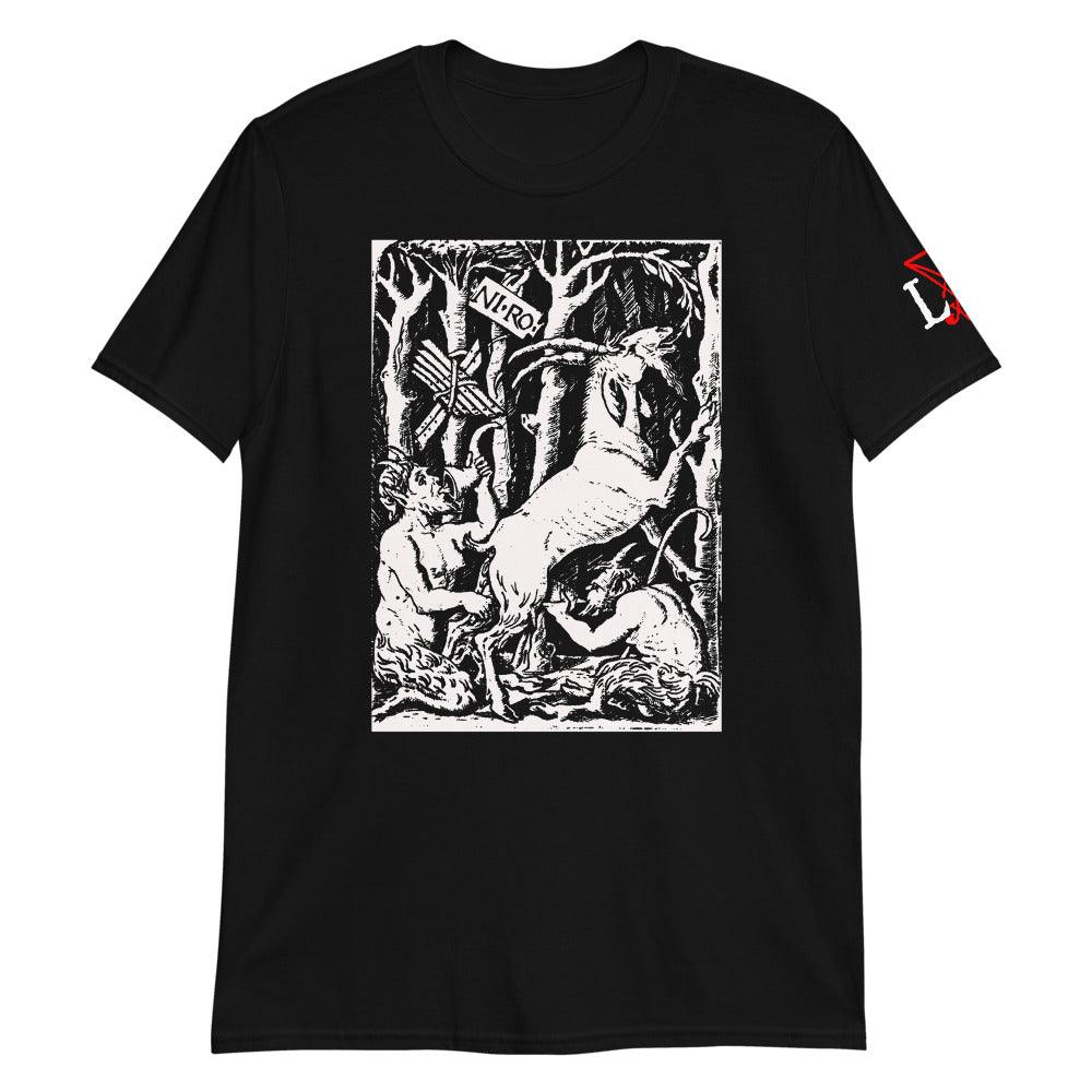 Satyrs of Pan Short-Sleeve Unisex T-Shirt - The Luciferian Apotheca 