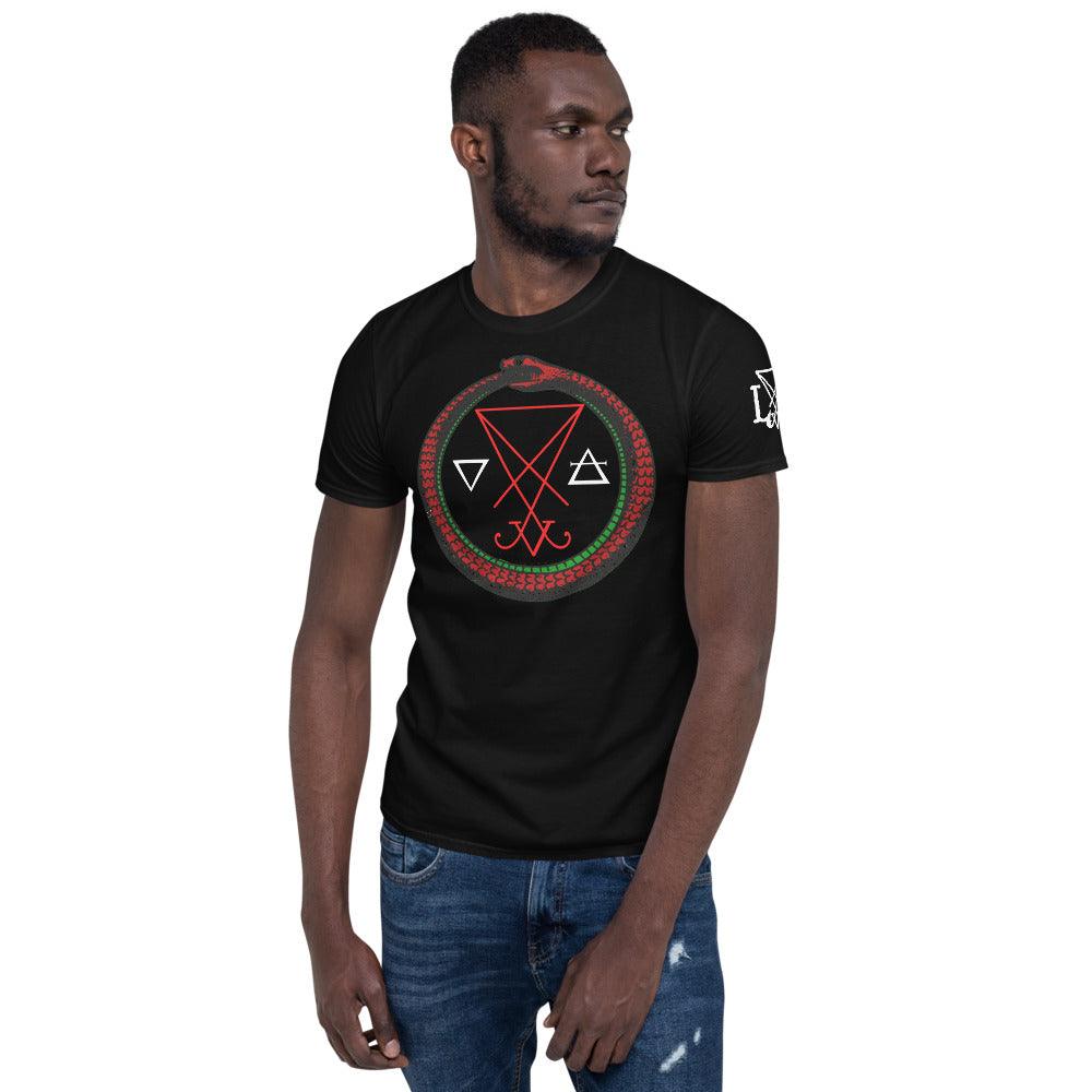 Luciferian Ouroboros Short-Sleeve Unisex T-Shirt - The Luciferian Apotheca 