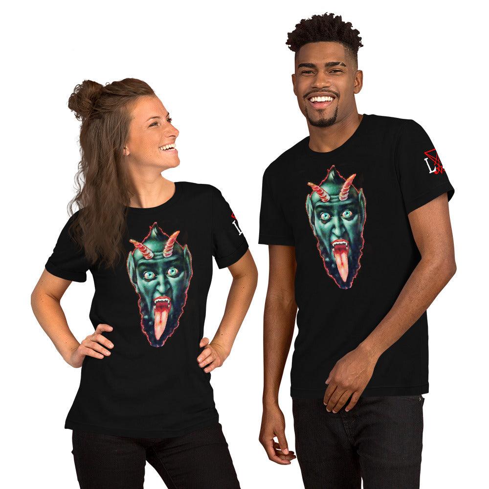 Krampus Devil Short-Sleeve Unisex T-Shirt - The Luciferian Apotheca 