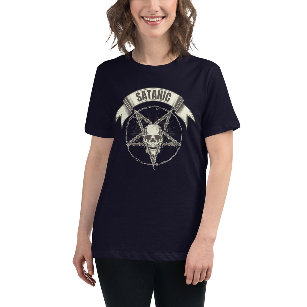 Satanic Women's Relaxed T-Shirt - The Luciferian Apotheca 